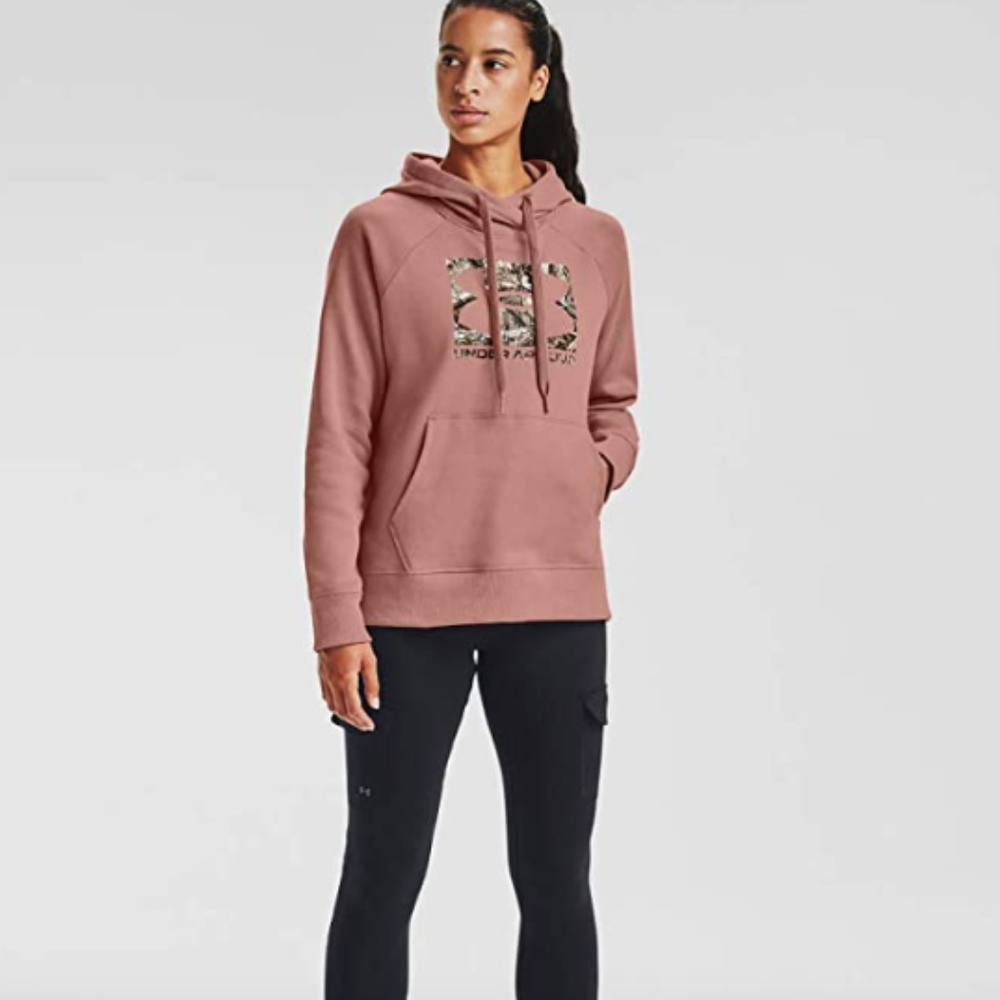 Under Armour Rival Fleece RealTree Camo Hoodie 1357938 661 Size Medium
